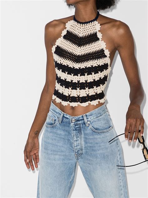 My version of the 00+ Gucci crochet top : r/crochet 